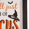Glitzhome® Halloween Wooden Standing Easel Sign Décor